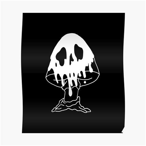 Infected Mushroom II White by Hugo Gonçalves | Redbubble | Infected ...