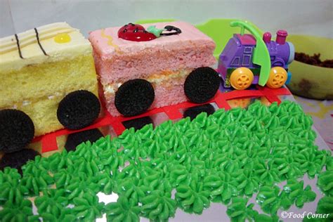 Easy Train Birthday Cake - Food Corner