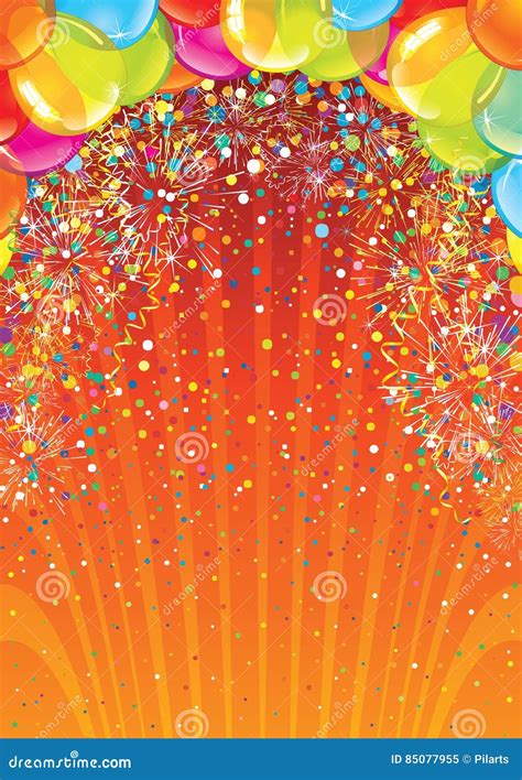 Celebration Birthday Backdrop. Vector Image | CartoonDealer.com #85077955