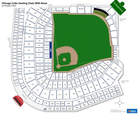 Wrigley Field Seating Chart With Row Numbers | Bruin Blog