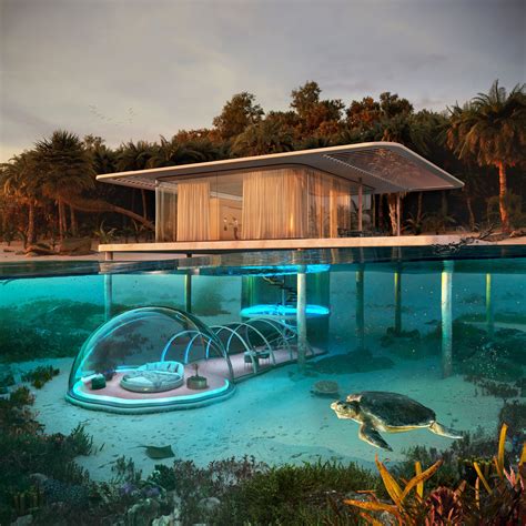 Underwater Bubble house in Koh Phangan, Thailand by Rafał Jakubowski Visualization | 13 hours ...