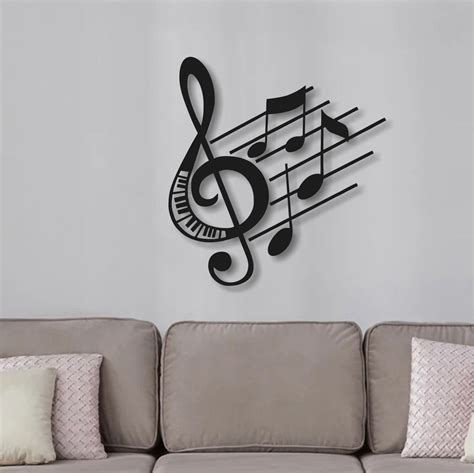 Music Wall Art Music Notes Wall Decor Metal Music Art Music - Etsy