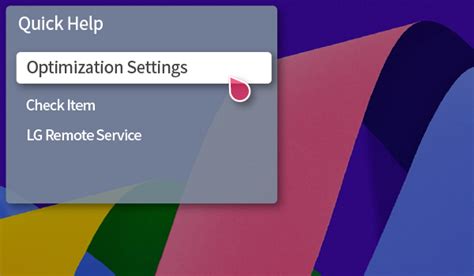 LG TV - Using Quick Help | LG USA Support