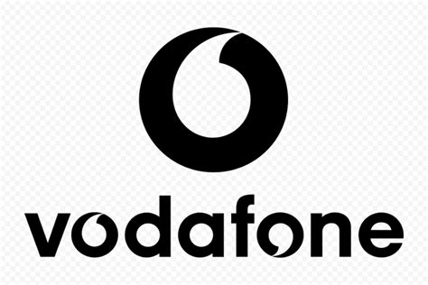 Vodafone Black Logo PNG Image | Citypng