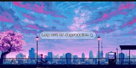 Log out of depression