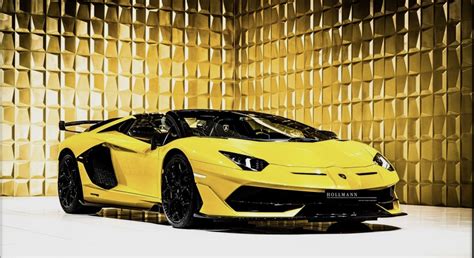 Yellow Lamborghini Aventador SVJ Roadster FOR SALE - Slaylebrity