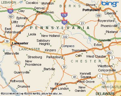 Compass, Pennsylvania Area Map & More