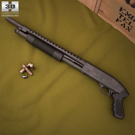 Mossberg 500 Cruiser 3D model - Weapon on Hum3D