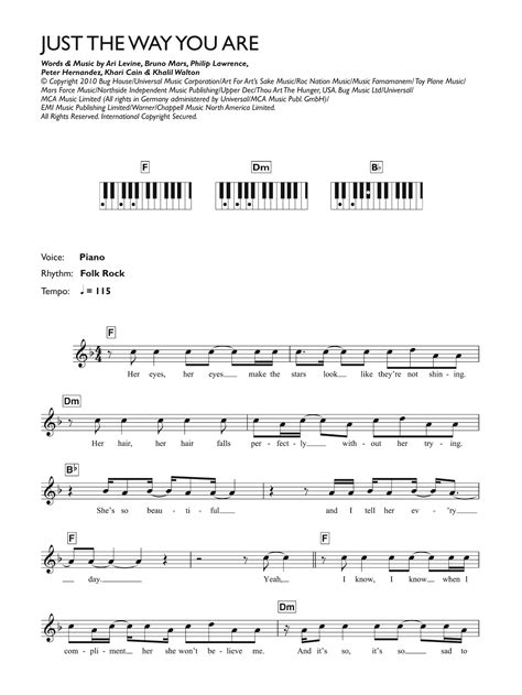 Just the way you are bruno mars guitar chords - zzpsado