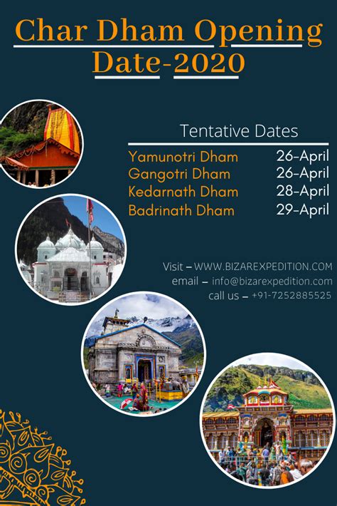 Char Dham Yatra 2020 Opening Dates | Best Char Dham Packages | Haridwar ...