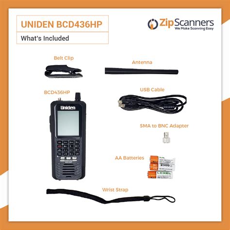 BCD436HP Police Scanner | Uniden Digital Handheld Scanner