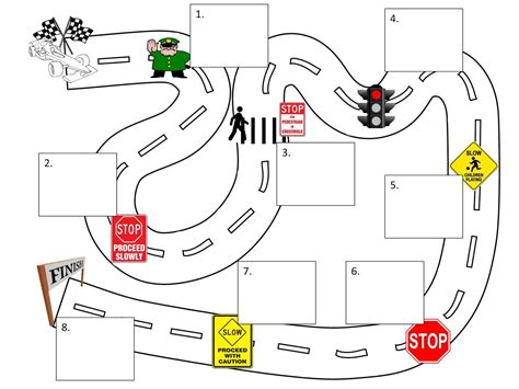 Blank Street Map For Kids