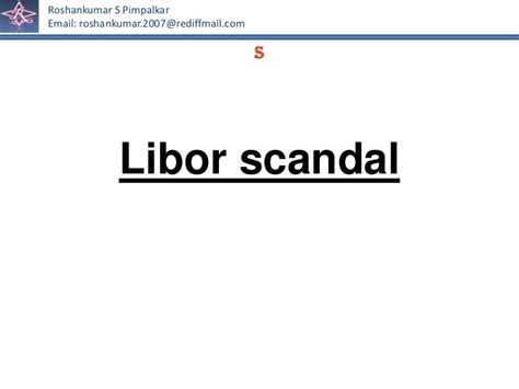 Libor scandal