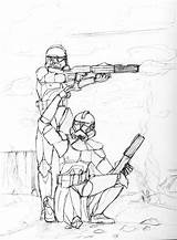 Detailed Star Wars Clone Trooper Coloring Pages sketch template
