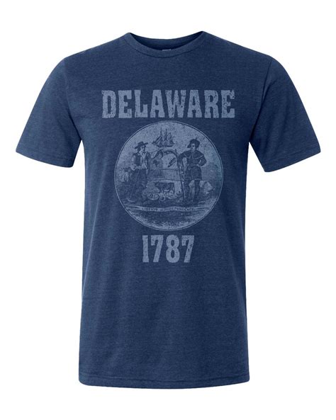 Delaware State Seal Triblend Unisex T-Shirt – Orchard Street Apparel