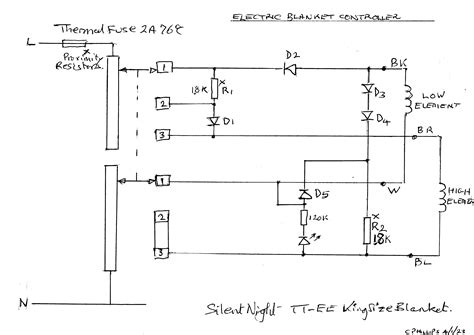 Simple Electric Blanket Circuit Diagram