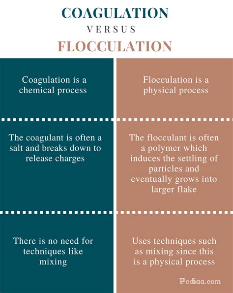 Diferencia entre coagulación y floculación - Noticias 2024