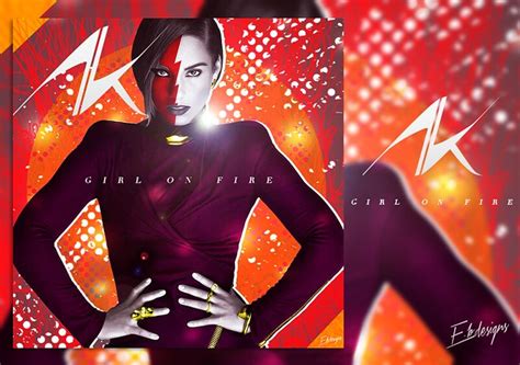 Alicia Keys - Girl On Fire (Fanmade Album Cover) | Flickr - Photo Sharing!