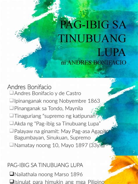 Pag-Ibig Sa Tinubuang Lupa | PDF