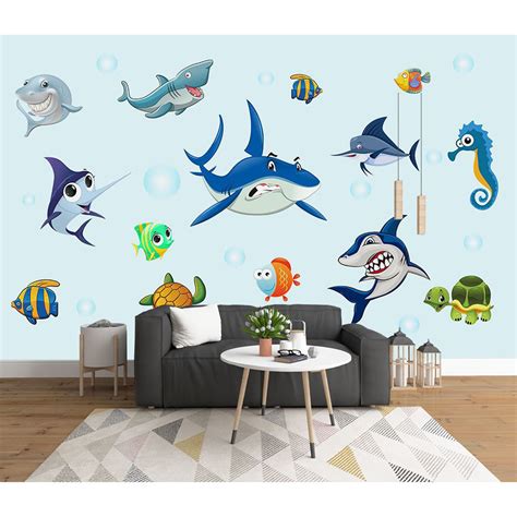 Cartoon Mammals Wall Stickers - 3D Wall Stickers