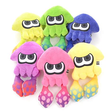 Time to brighten up your life with a colorful squid plushie! Just like ...