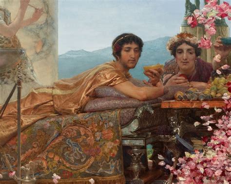 Sir Lawrence Alma Tadema The Roses of Heliogabalus C detail Lawrence Alma Tadema, Ancient Rome ...