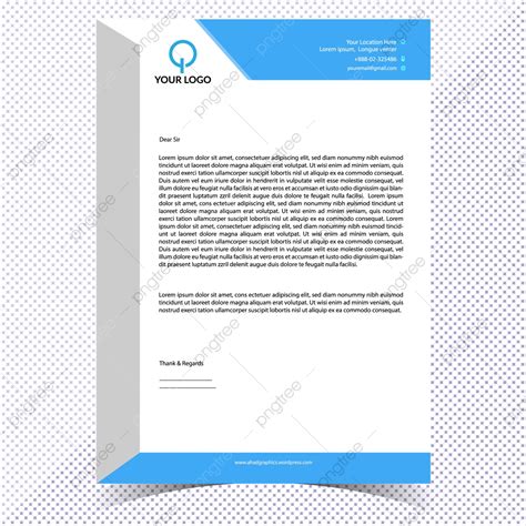 Letter Head Pad Design Template Template Download on Pngtree