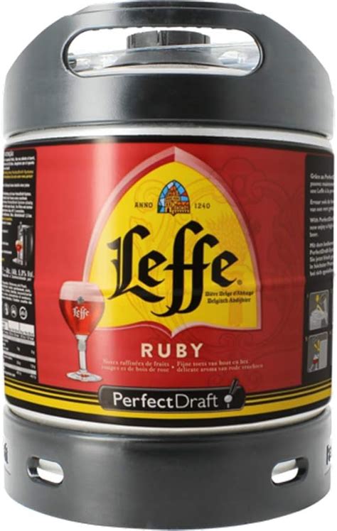 Leffe Ruby Keg 6l for Perfect Draft Machine: Amazon.co.uk: Beer, Wine & Spirits