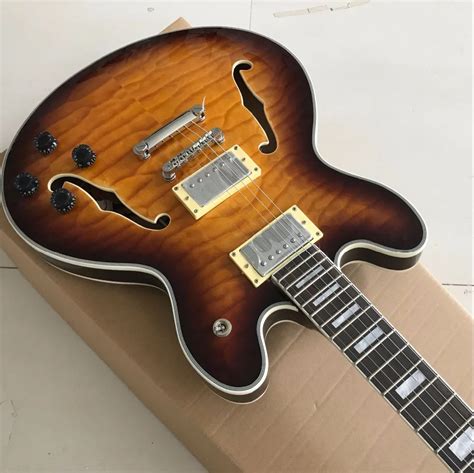 hollow body JAZZ electric guitar top Jazz guitar Factory direct sales ...