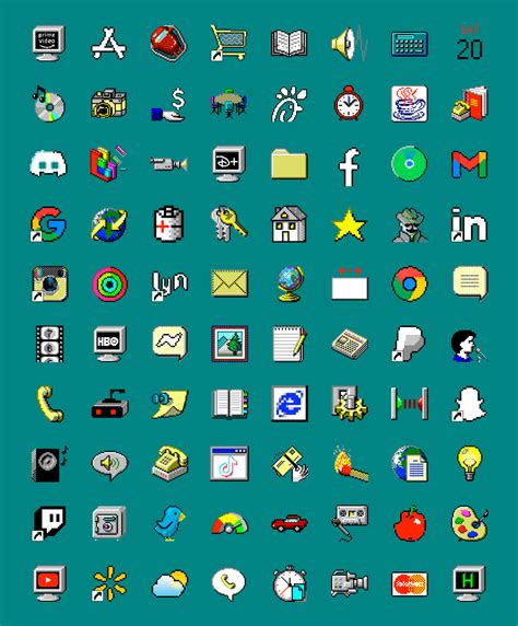 Windows 95 App Icons iOS 14 - Windows 95 Aesthetic Icons & Wallpapers