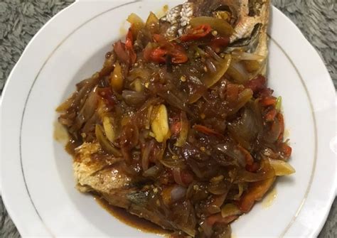 Resep Ikan kakap asam manis pedas oleh Ummu Qonitah - Cookpad