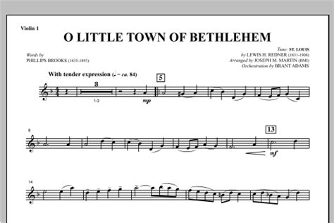 O Little Town Of Bethlehem (from Carols For Choir And Congregation ...