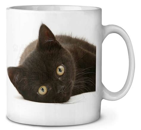 Stunning Black Cat Coffee/Tea Mug Gift Idea, AC-185MG 5053753031505 | eBay