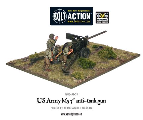 US Army M5 3" anti-tank gun - Warlord Games