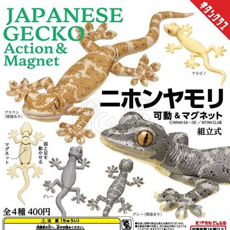 กาชาปอง Japanese Gecko Action & Magnet Collection - PiggyGaGa กาชาปอง โมเดล ของสะสมจากญี่ปุ่น