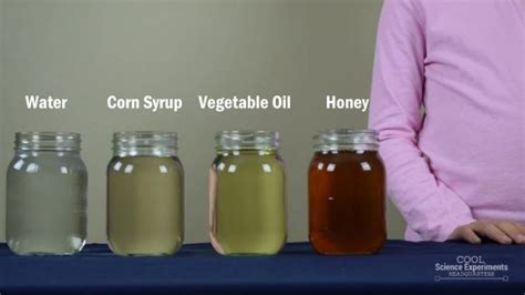 Viscosity of Liquids Science Experiment