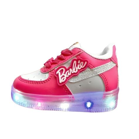 LED Light Up Barbie Sneakers — Comfy Children Shoes