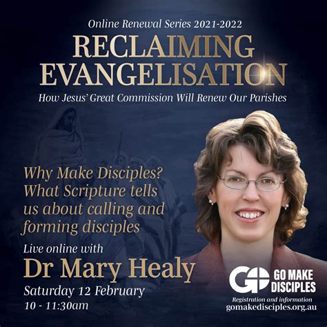 Reclaiming Evangelisation - Landmark talk by Dr Mary Healy