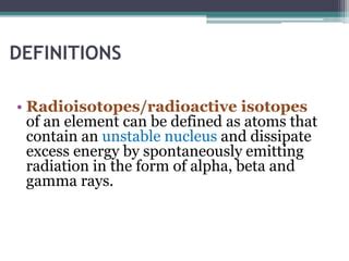 Radioactive isotopes | PPT