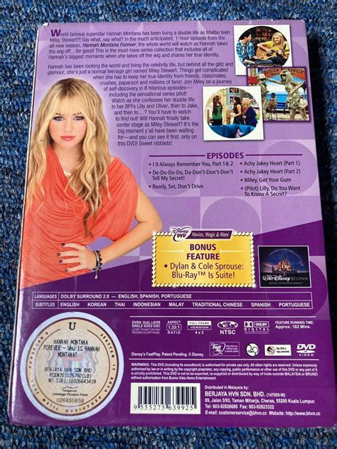 Hannah Montana Forever Dvd (Who Is Hannah Montana), Hobbies & Toys ...