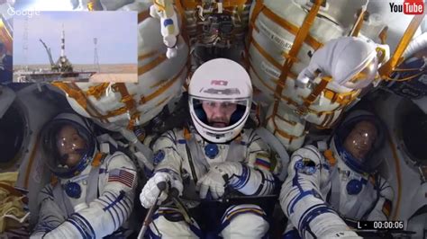 Pre-launch checklist inside Soyuz capsule. (in-capsule footage!) - YouTube