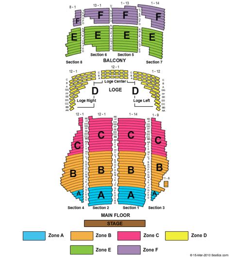 State Theatre - Mn Seating Chart