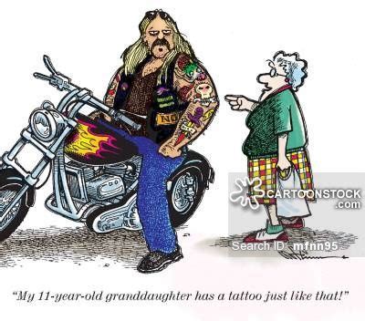 Biker Gang Cartoons and Comics | Biker gang, Cartoon, Biker