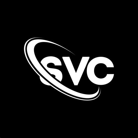 logotipo de svc. carta svc. diseño del logotipo de la letra svc. logotipo de iniciales svc ...