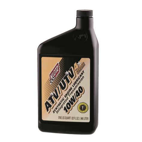 Klotz Synthetic Lubricants Motor Oil, ATV/UTV 4-Stroke, Synthetic ...