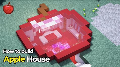 How to Build an Apple House 🍏 || Minecraft Building Tutorial - YouTube