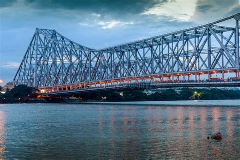 Howrah Bridge or Rabindra Setu Stock Photo - Image of historic ...