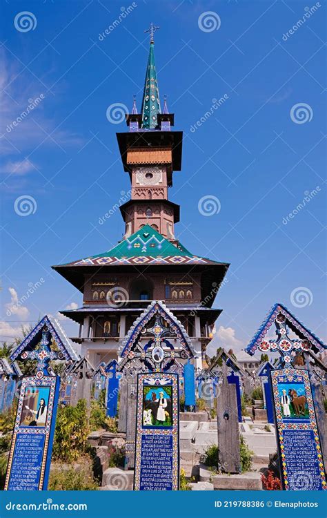 Merry Cemetery Cimitirul Vesel in Sapanta Village Editorial Photo - Image of christianity ...