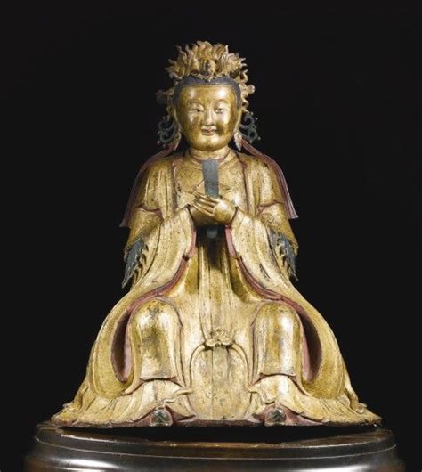 A Majestic Gilt Bronze Statue of Bixia Yuanjun