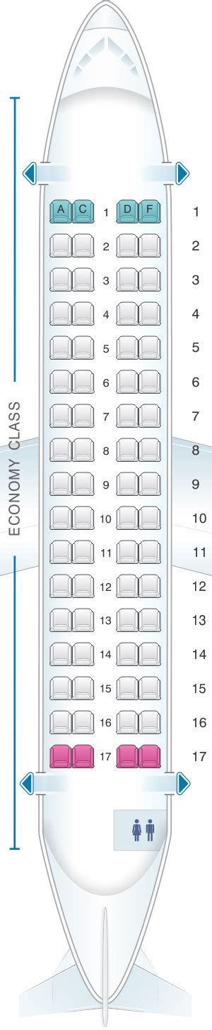 Seat Map Avianca ATR-72 | SeatMaestro.com